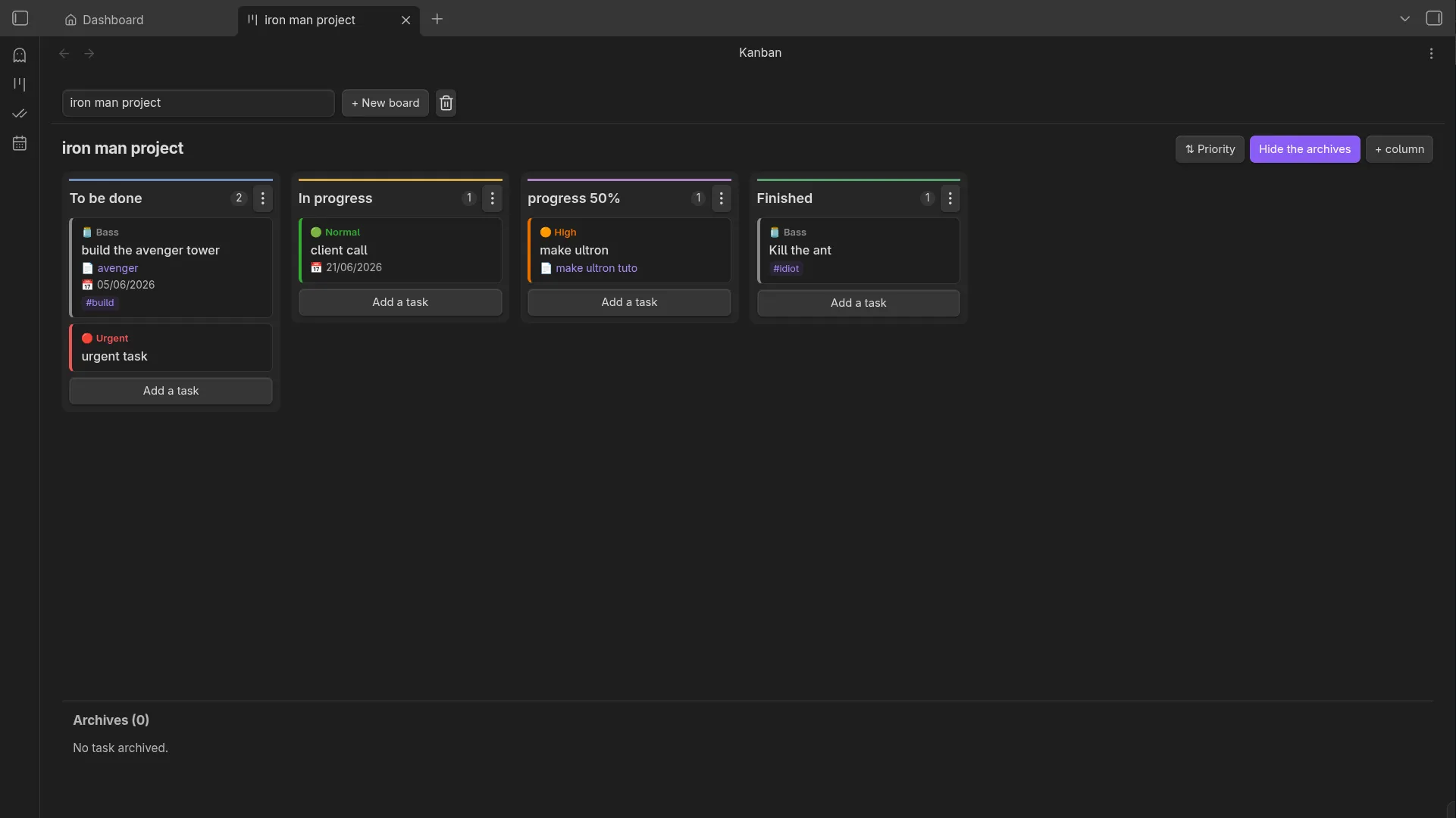 Better Kanban Module Grid